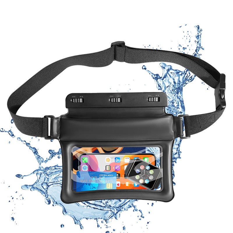 Floating Phone Waterproof Bag Waist Bag With Safety Airbag